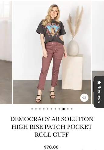 Democracy Cargo Skinny Capris