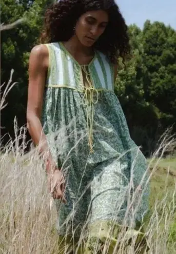 Daughters of India aahna maxi in cardamom green