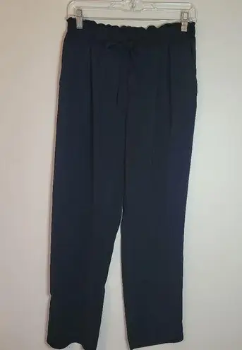 Stradivarius  Black Paperbag Waist Pants