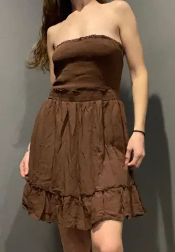 FashioNova brown dress