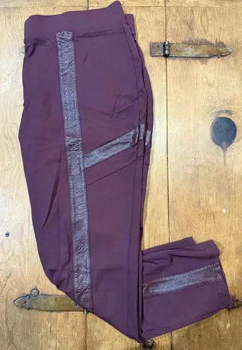Ashley Stewart Burgundy Leggings NWT size 22/24