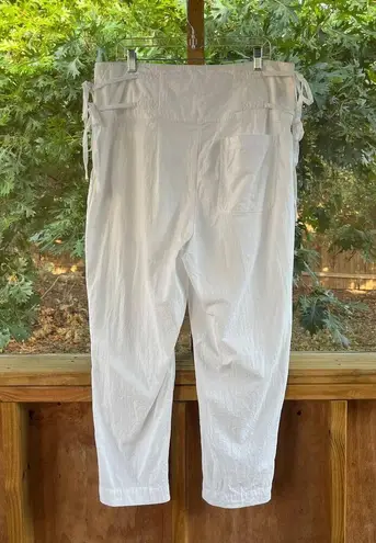 Free People  Women's White Tapered Baggy Pants Size M