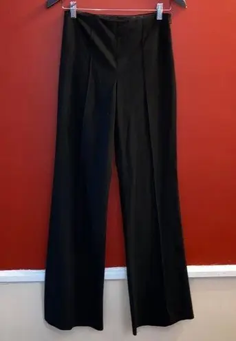 Bebe  wide/flare black pants. Size 0