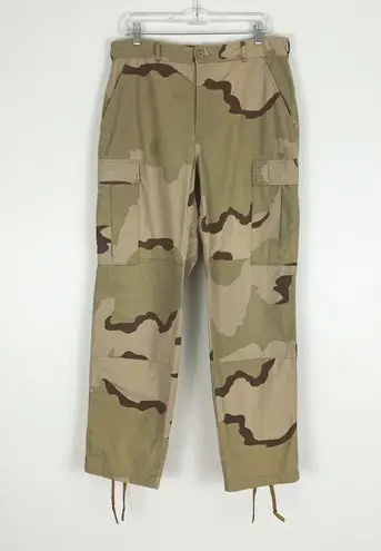 Y2K Women’s Cargo Combat Trousers in Desert Camo Medium Regular Green