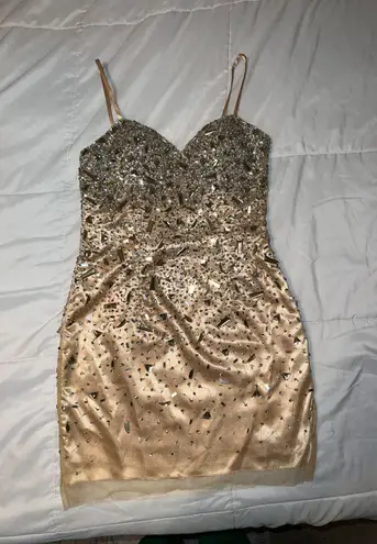 Dave and Johnny Sequin Mini Dress