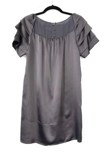 Walter Baker Walter x Gray Silk Satin Shift Dress Size Medium