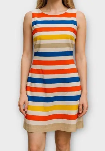 kim rogers Striped Sheath Dress Size 12