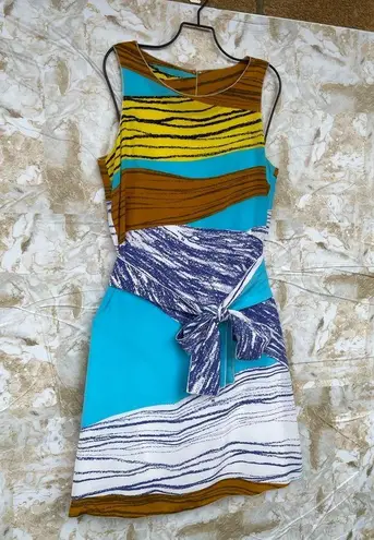 Missoni M ABSTRACT SILK DRESS SIZE 6
