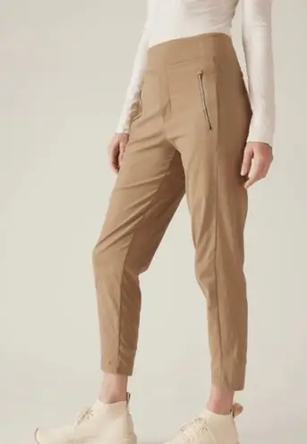 Athleta  Trekkie High Waisted Jogger In Big Sur Camel Brown size 6 - Image 1