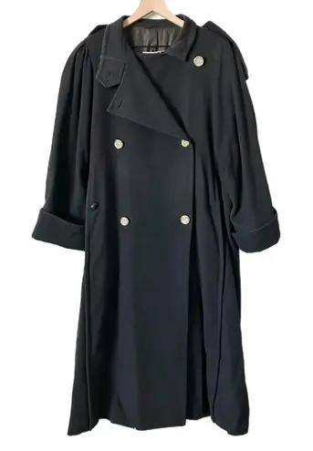 Jil Sander 100% Cashmere Oversized Long Coat in Charcoal Gray Size 36 DE 6 US