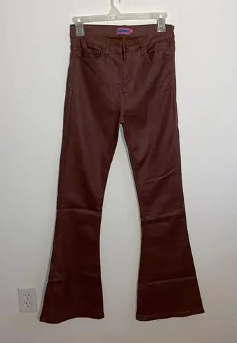 Edikted Brown Leather Pants