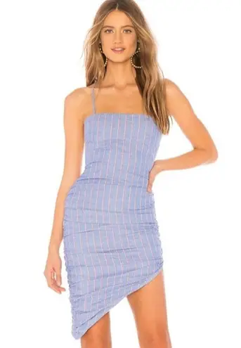 Majorelle  Andi Midi Dress in Blue Stripe