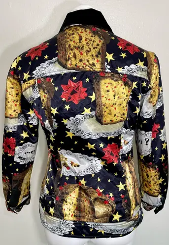 Moschino Rare Jeans Vintage Panettone Holiday Jacket