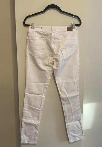 American Eagle  Outfitters White Rock Stud Skinny Jeans Size 6