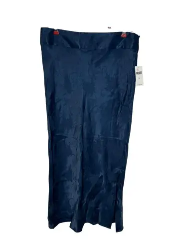 Moulinette Soeurs Anthropologie Women Skirt Y2K Midi Floral Embossed Size 10 NWT