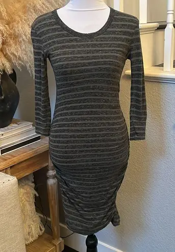 James Perse Stripe Crewneck Dress Size XS