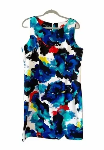 Mario Serrani Italy Watercolor Abstract Sheath 14