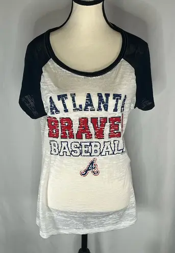 MLB Genuine Merchandise Atlanta Braves Women’s Burnout T