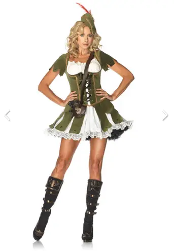 Leg Avenue Women’s Robinhood Thief Of Hearts costume Size 3x Plus Size