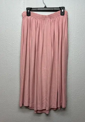 Fitting Image Vintage Pull On Midi Skirt Womens 16 Classic Retro Barbiecore Pink