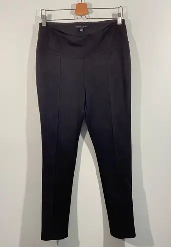 Andrew Marc Women's Black Faux Suede Pull On High Rise Leggings Size M