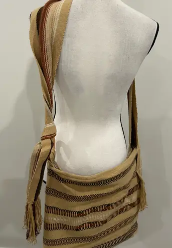 Handmade Boho Woven Messenger Bag