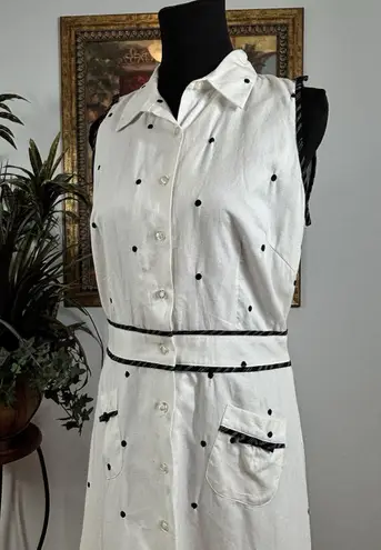 Niki Valentine Woman 10 Dress Open Front Collared Sleeveless Whimsigoth Fairy