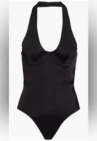 Norma Kamali Normal Kamali Halter One-Piece Swimsuit, size Medium, $175
