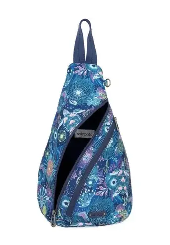 Sakroots On The Go Sling Crossbody Backpack Zip Bag Vacation Cruise Beach Floral