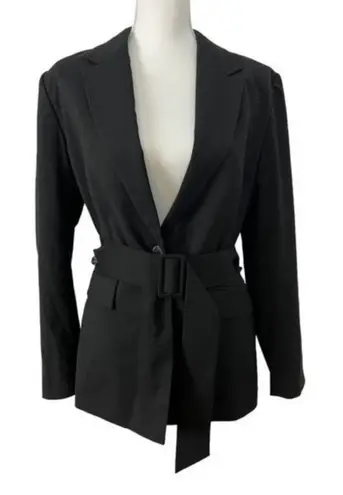 Wildfang empower belted blazer black small
