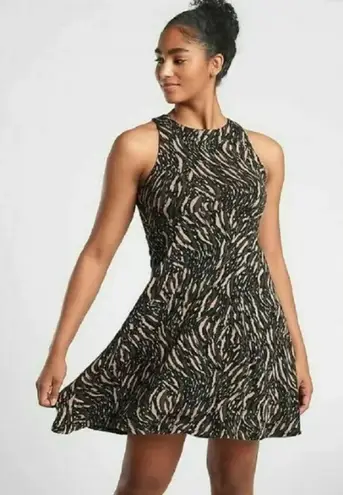 Athleta Santorini Thera Abstract Print Athleisure Sleeveless Travel Dress Sz L
