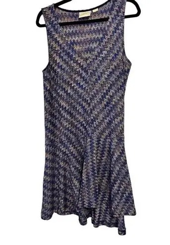 Maeve Anthropologie  Westwater Open Knit Dress High Low Hemline Large