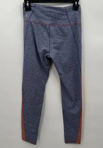 Z By Zella Women's High Waist Rian Soft Ankle Leggings in Small Red/Blue