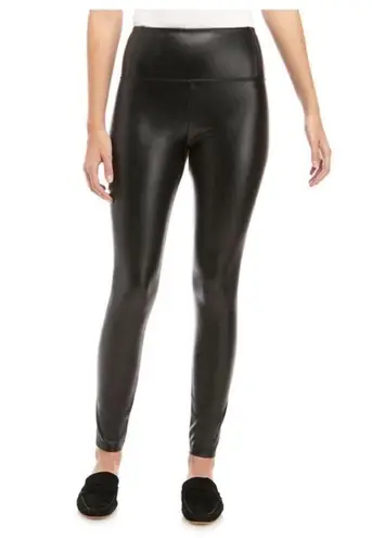Wonderly Women's High Rise Vegan Leather Leggings