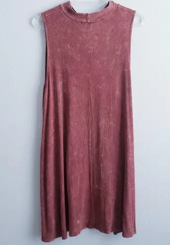 Vintage Havana Ribbed Sleeveless Mini Dress