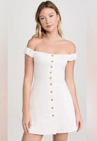 Favorite Daughter The Lovesick Mini Dress, Size 12, $258 White