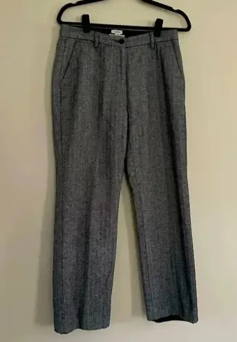 Vintage LL Bean Wool Herringbone Trousers – 30P Gray Size undefined