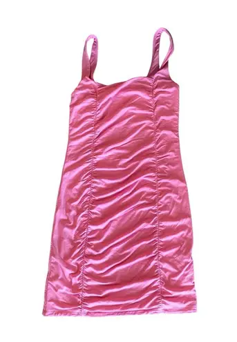 Aritzia Wilfred Lydia Mini sleeveless Tank Dress Pink Ruched
Barbie girlhoodcore Size M