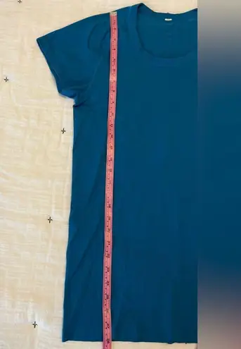 CRZ Yoga Speedy Seamless Short Sleeves Slim Fit Top in Super-Sonic Blue Size L