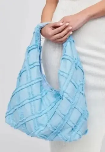 Urban Expression NWT Urban Expressions Barbuda cotton canvas hobo shoulder bag in Sky Blue $100