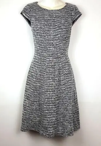 Elle grey dress Tweed NWT Sparkly houndstooth