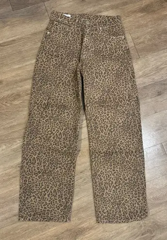 ZARA  Cheetah Jeans
