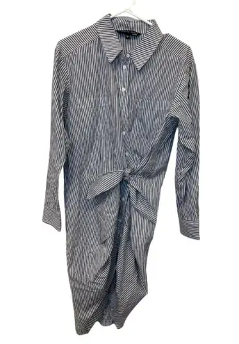 Veronica Beard Roanoke Striped Shirt Dress Size 10