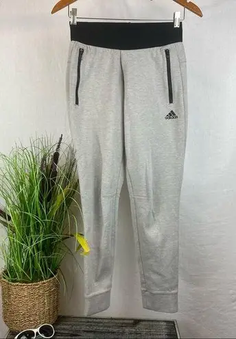 Adidas  Gray & Black Track Jogger Athletic Sport Track Pants XS