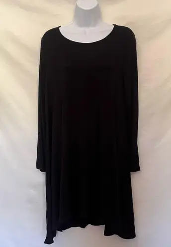 Joan Vass Swing Dress Sz S Lagenlook Minimalist Flowy Whimsigoth Asymmetric New