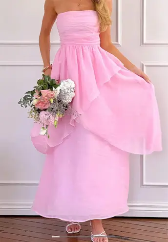 Beginning Boutique Sadie Pink Maxi Dress