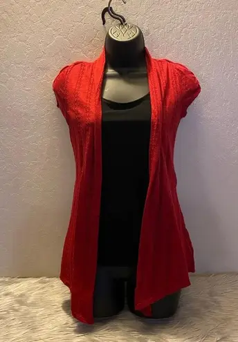 Heart soul Red & Black Tank Top with Light Over Sweater