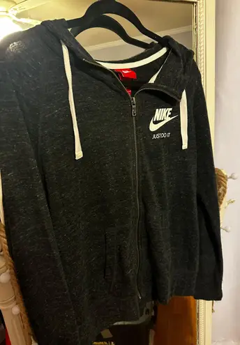 Nike thin cotton zip up coat