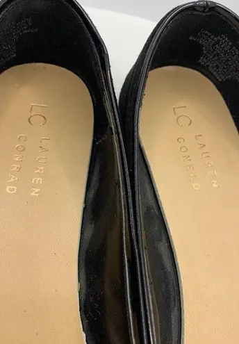 LC Lauren Conrad  Black Velvet Flat Shoe