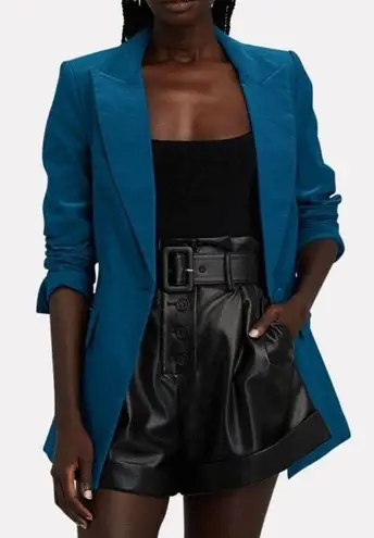 Veronica Beard Long and Lean Dickey Blazer Jacket, Cerulean, Size 2, NWT